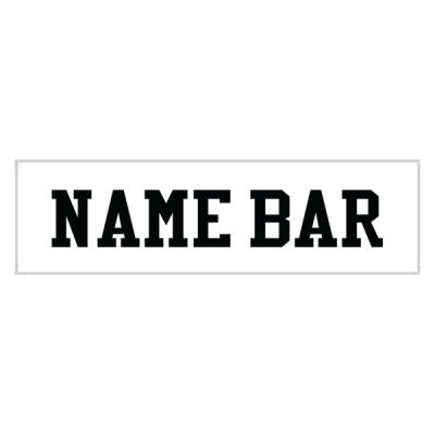 White/Black Name Bar Thumbnail